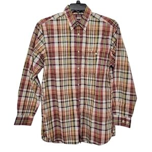 Orvis Men's Wrinkle Free EZCool Long Sleeve Plaid Button Down Shirt Size L or XL